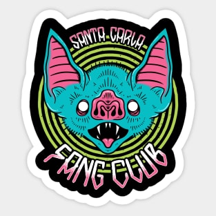 Santa Carla Fang Club Sticker